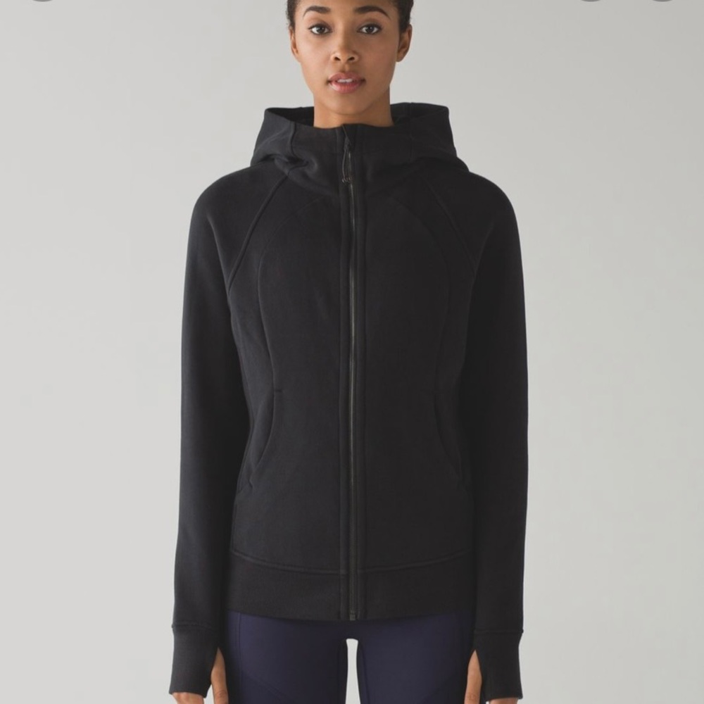 Lululemon Black Scuba Zip Up Hoodie